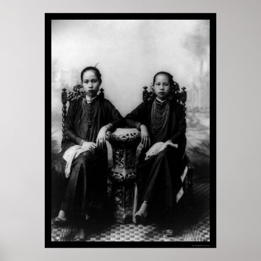 Vietnamese meisjes 1903 poster (Voorkant)