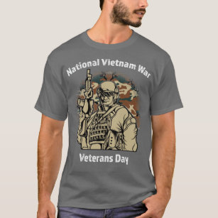 Viëtnamese militaire veteranendag t-shirt