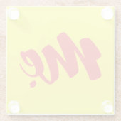 Vietnamese moeder - München ~ Tiakng Vioottaal Glazen Onderzetter (Achterkant)