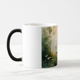 Vietnamese Morning Mist Village Watercolor Art Magische Mok