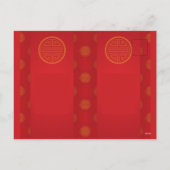 Vietnamese Nieuwjaar OX papier-cut 2021 HPostC Feestdagenkaart (Achterkant)