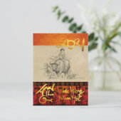 Vietnamese Nieuwjaar Têt OX en Kind 2021 HpostC Feestdagenkaart (Staand voorkant)