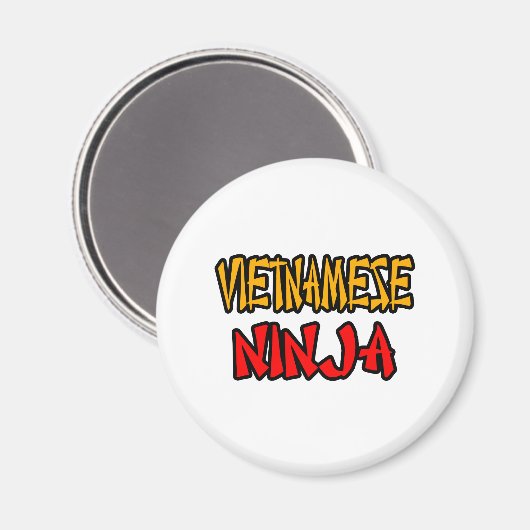 Vietnamese Ninja Magneet (Voorkant / Achterkant)
