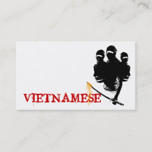 vietnamese : ninja noedles visitekaartje