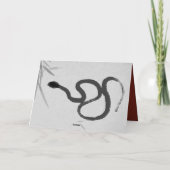 Vietnamese Originele Slang Jaar met teksten 2025 H Kaart (Achterkant)