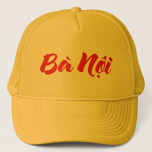 Vietnamese (Paternal) Grootmoeder - Bà Nội Trucker Pet (Voorkant)