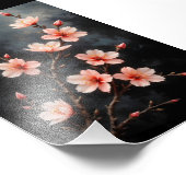 Vietnamese Peach Blossom Art Foto Afdruk (Hoek)