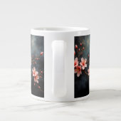 Vietnamese Peach Blossom Art Grote Koffiekop (Achterkant)