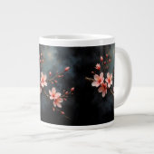 Vietnamese Peach Blossom Art Grote Koffiekop (Voorkant rechts)