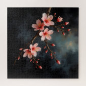 Vietnamese Peach Blossom Art Legpuzzel (Horizontaal)