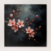 Vietnamese Peach Blossom Art Legpuzzel (Verticaal)