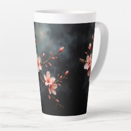 Vietnamese Perzikbloesem Kunst Latte Mok