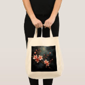 Vietnamese Perzikbloesem Kunst Tote Bag (Voorkant (product))