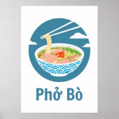 Vietnamese Pho Bo Poster (Voorkant)