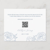 Vietnamese pioenensong Hy Wedding Thiệp Mời (Achterkant)