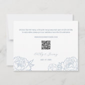 Vietnamese pioenensong Hy Wedding Thiệp Mời (Achterkant)