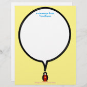 Vietnamese pratende mevrouw Penguin gepersonalisee (Voorkant / Achterkant)