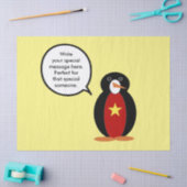 Vietnamese pratende mevrouw Pinguïn Persoonlijk Tissuepapier (Craft)