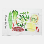 Vietnamese rijstpapier - Waterverf voor rolvoedsel Theedoek (Horizontaal)