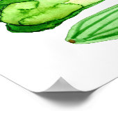 Vietnamese rijstpapierrollen Waterverf ophalen Poster (Hoek)