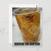 Vietnamese rijstpapiersnack briefkaart (Voorkant / Achterkant)