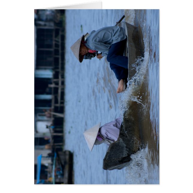 Vietnamese rivier Boat (Voorkant)