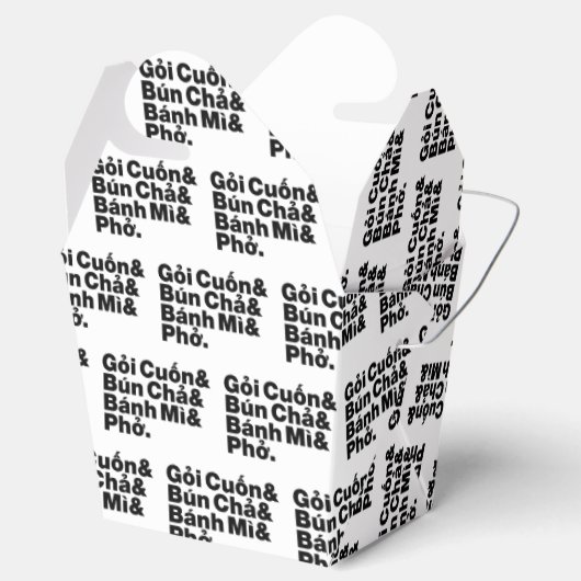 Vietnamese Street Food Bedankdoosjes (Geopend)