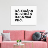 Vietnamese Street Food Canvas Afdruk (Insitu (Woonkamer))