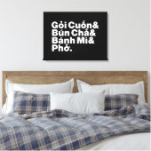 Vietnamese Street Food Canvas Afdruk (Insitu (Slaapkamer))