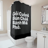 Vietnamese Street Food Douchegordijn (In situ)