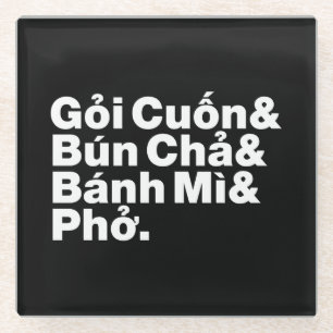 Vietnamese Street Food Glazen Onderzetter