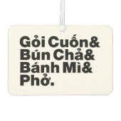 Vietnamese Street Food Luchtverfrisser (Achterkant)