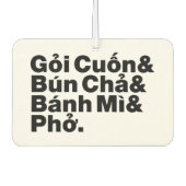 Vietnamese Street Food Luchtverfrisser (Voorkant)