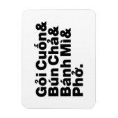 Vietnamese Street Food Magneet (Verticaal)