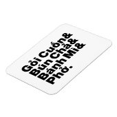 Vietnamese Street Food Magneet (Linkerzijde)