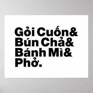 Vietnamese Street Food Poster