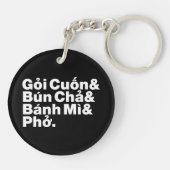 Vietnamese Street Food Sleutelhanger (Achterkant)