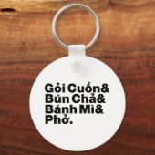 Vietnamese Street Food Sleutelhanger (Voorkant)