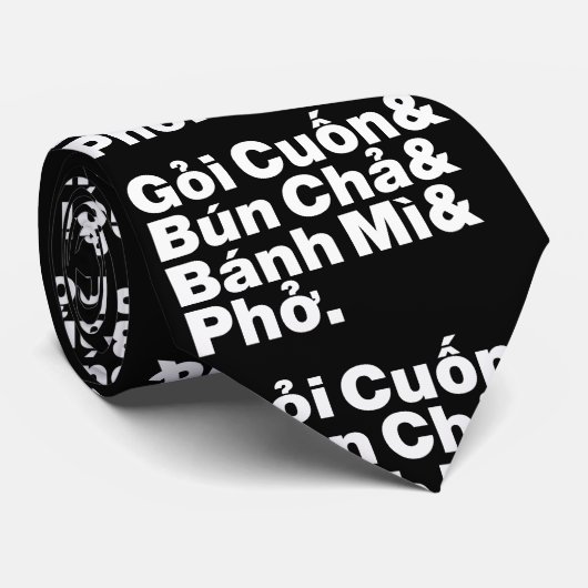 Vietnamese Street Food Stropdas (Opgerold)