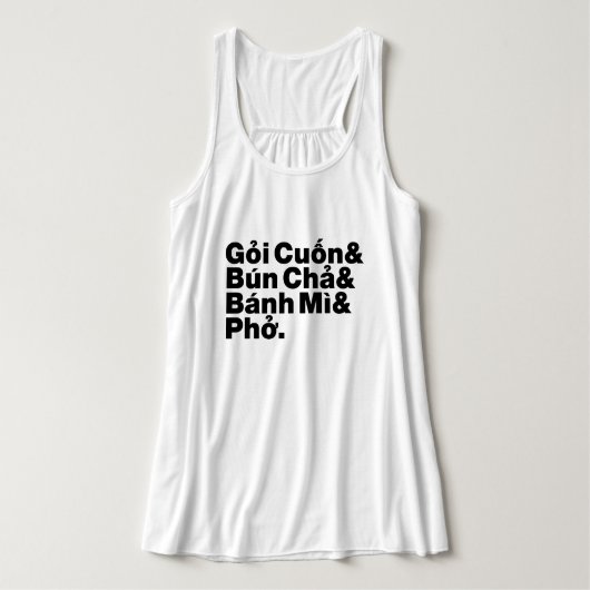 Vietnamese Street Food Tanktop (Design voorkant)