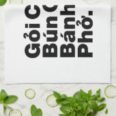 Vietnamese Street Food Theedoek (Gevouwen)