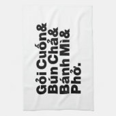 Vietnamese Street Food Theedoek (Verticaal)