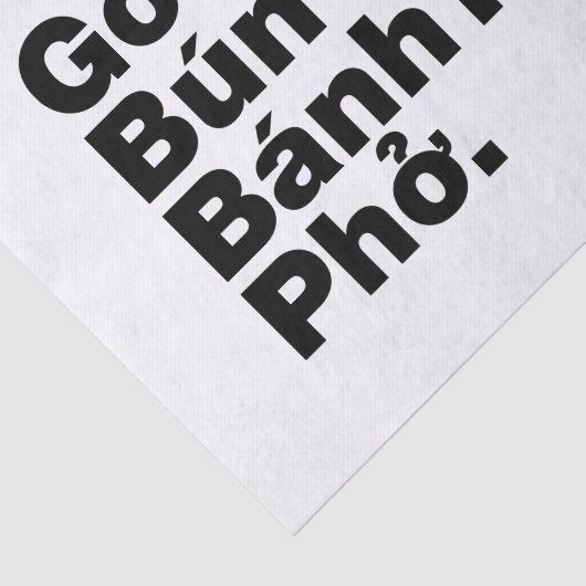 Vietnamese Street Food Tissuepapier (Detail)