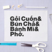 Vietnamese Street Food Tissuepapier (Craft)