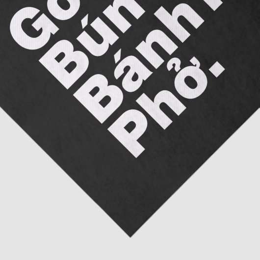 Vietnamese Street Food Tissuepapier (Detail)