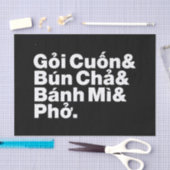 Vietnamese Street Food Tissuepapier (Craft)