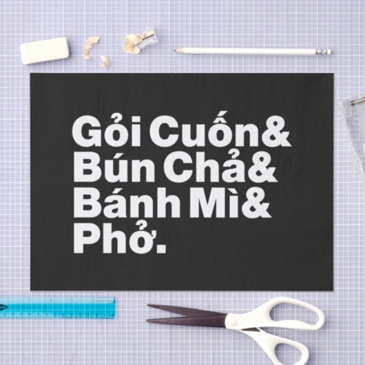 Vietnamese Street Food Tissuepapier (Craft)