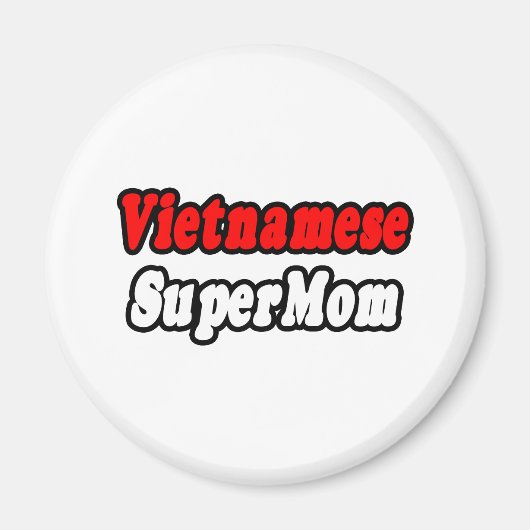 Vietnamese SuperMom Magneet (Voorkant)