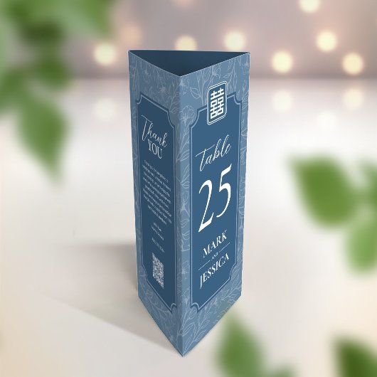 Vietnamese Tafelnummer, Menu & bedankkaart