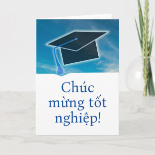 Vietnamese thiệp chúc mừng tốt nghiệp Afstuderen Kaart